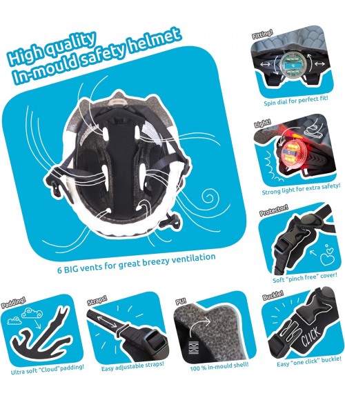 Instrucciones del casco Shark Bycicle Helmet Grey